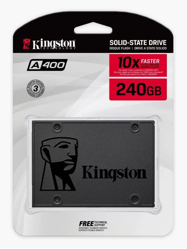 SSD накопитель Kingston 240Gb SATA3 2.5"