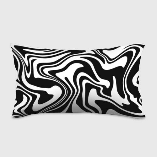 Черно-белые полосы Black and white stripes Подушка