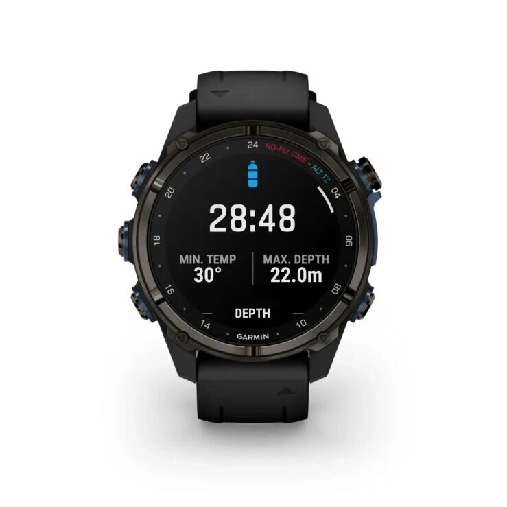 Умные часы Garmin Descent Mk3, AMOLED, сапфировое стекло, влагозащита