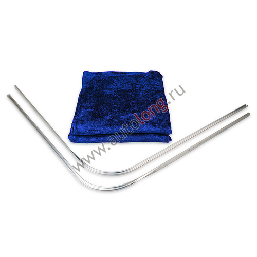 Шторы для грузовых автомобилей синие на направляющих к потолку 4186₽