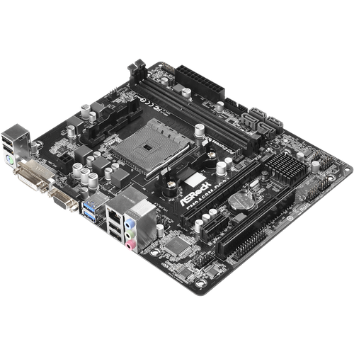 фото Материнская плата asrock fm2a68m-dg3, форм-фактор microatx, пассивное охлаждение, uefi