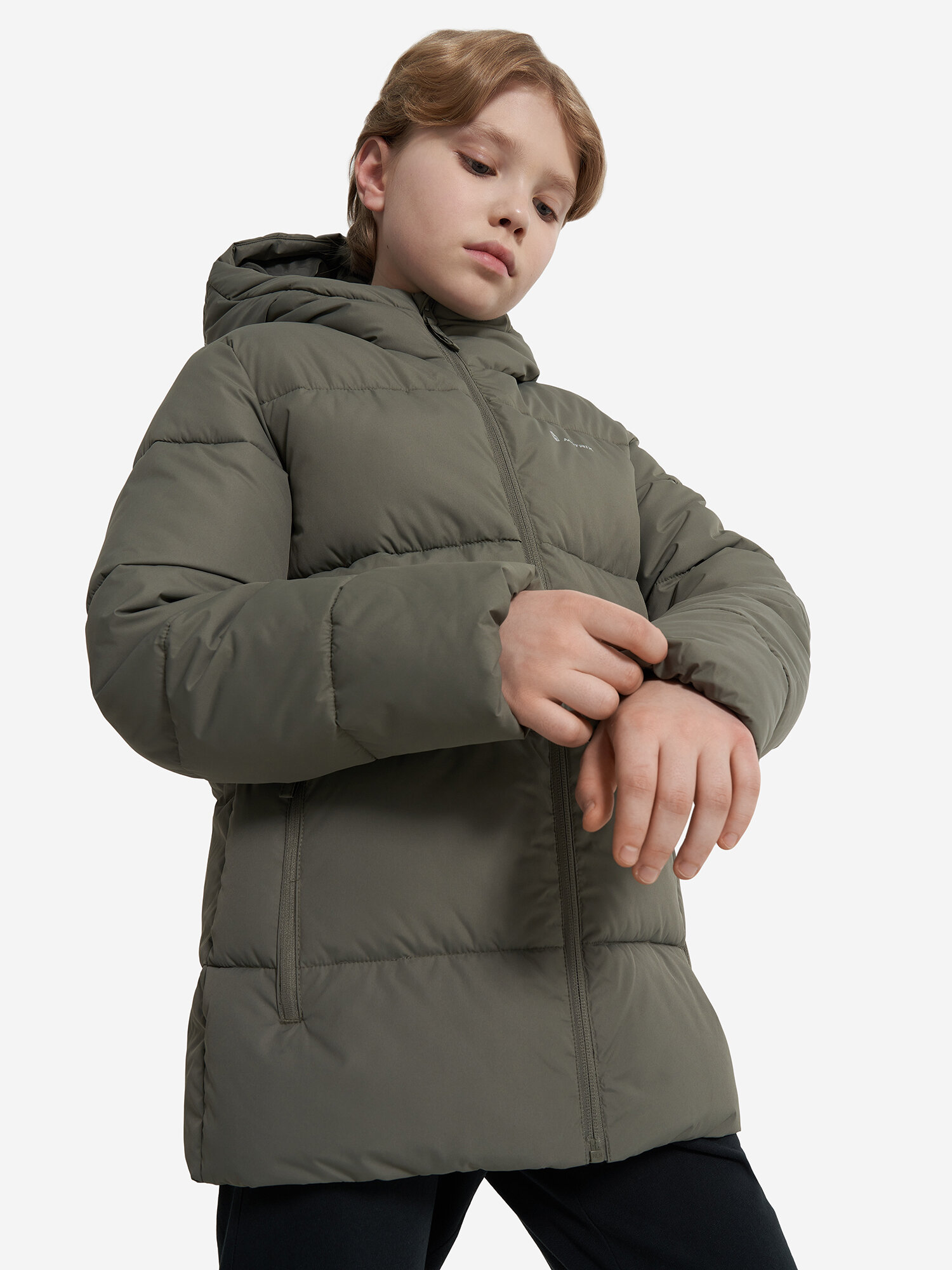 Пуховик Sport Style Boy's Faux Down Jacket размер 128/134 милитари