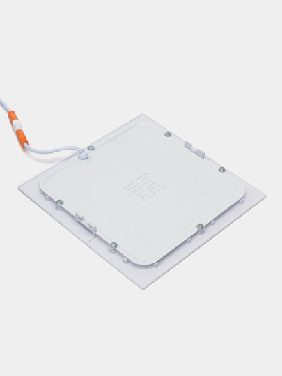 Светодиодная потолочная лампа квадратная панельная E-DO lighting 12W S 6500K набор из 5 штук — фото 1