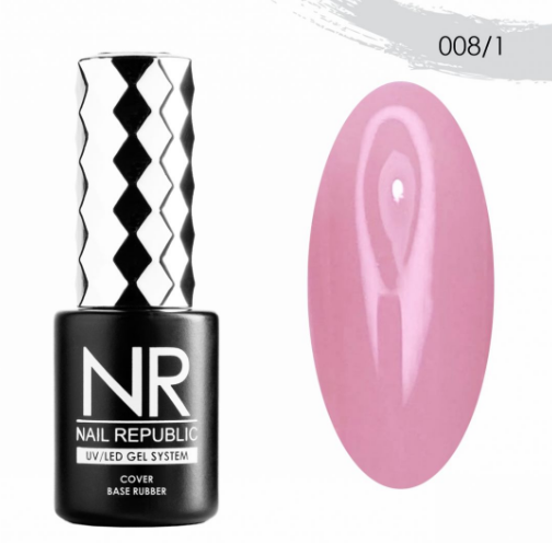 NAIL REPUBLIC, Камуфлирующая база №008, 10 мл