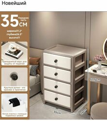 Комод P737, детский, ABS/HPL пластик, светло-коричневого цвета