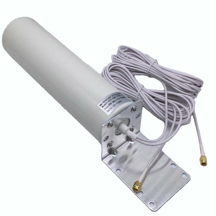 Всенаправленная (круговая) 10-12 дБи антенна MIMO 2G/3G/4G кабель 2х3метра SMA-male, 50 Om