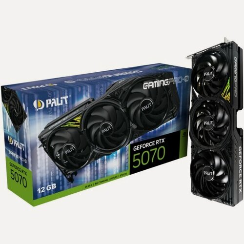 Изображение товара Видеокарта Palit GeForce RTX 5070 GAMINGPRO-S 12G