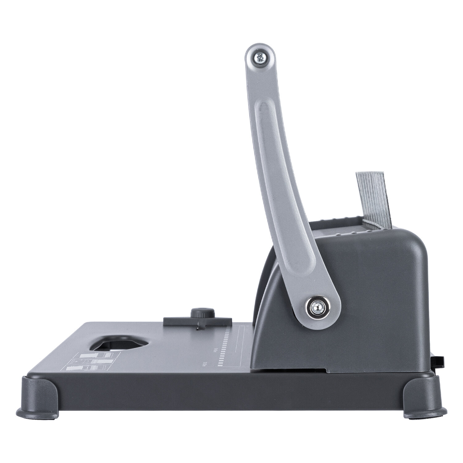 Машинка для переплета Deli 3871, пластиковая пружина, A4, 12 пробиваемых листов, черный — фото 1