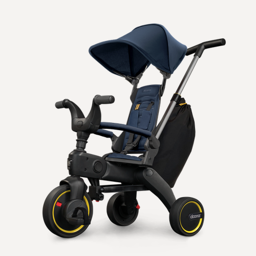 Изображение товара Велосипед - коляска 3-х колесный складной Doona Liki Trike S3 Deep Blue