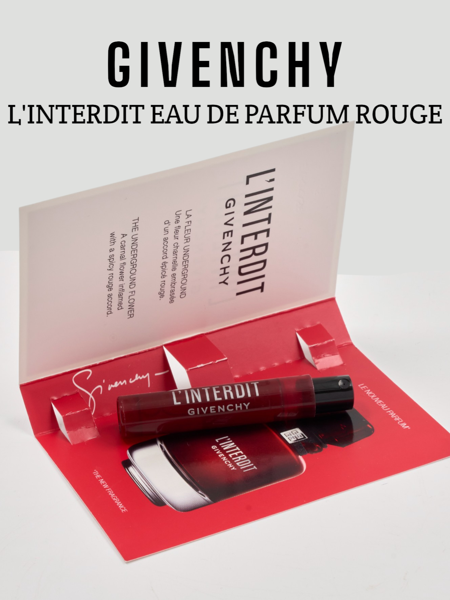 Парфюмерная вода (edP - eau de Parfum) Givenchy L'INTERDIT EAU DE PARFUM ROUGE женская 1мл