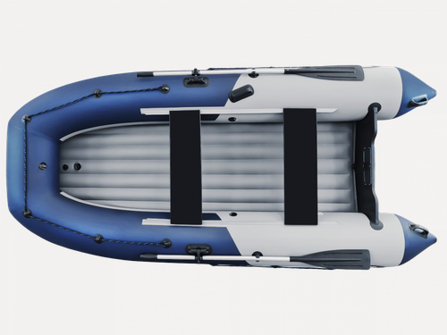 Изображение товара Надувная лодка НДНД Grouper 335 (серо-синий)