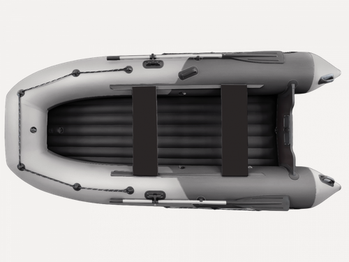 Изображение товара Надувная лодка НДНД Grouper 335 (графитово-серый)