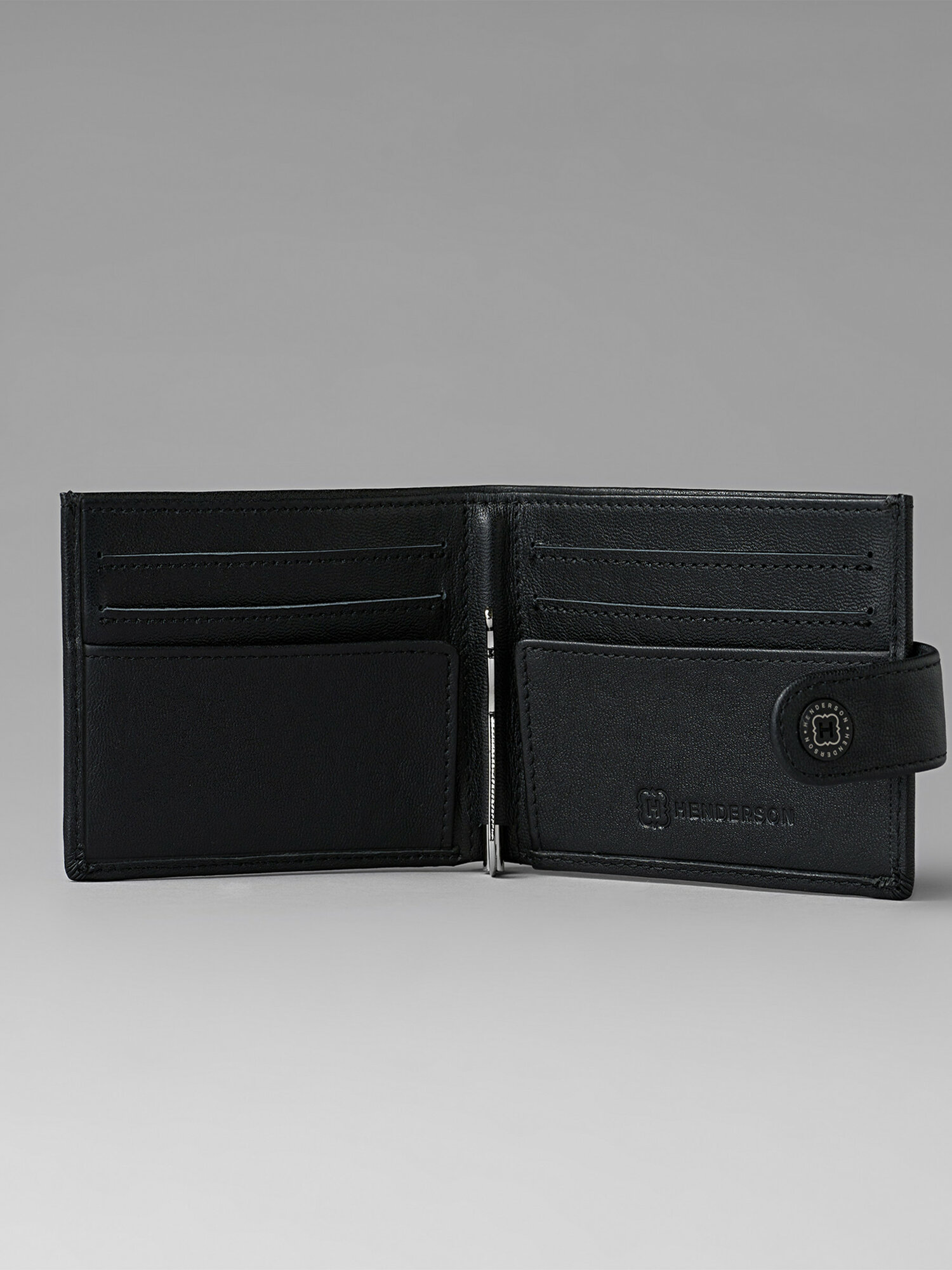 Зажим для купюр HENDERSON, черный — фото 1