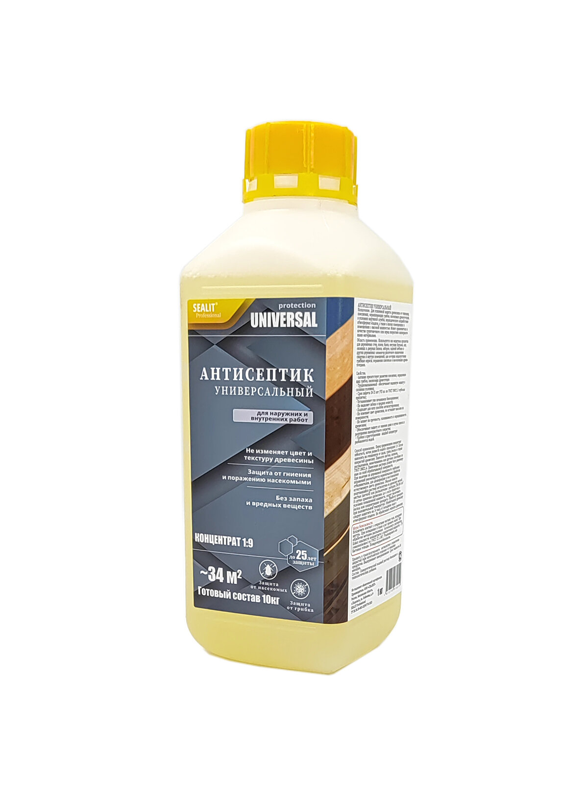 Антисептик Sealit UNIVERSAL жидкий концентрат 1:9 для дерева 1 кг