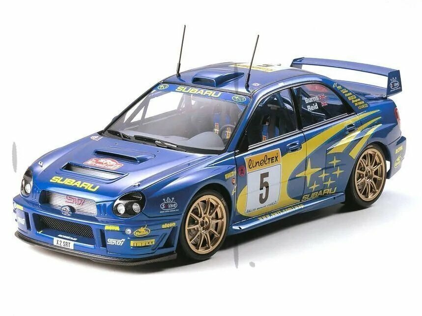 WRC 2001 Subaru Impreza 1/24 Tamiya 24240 Модель автомобиля 1 pcs