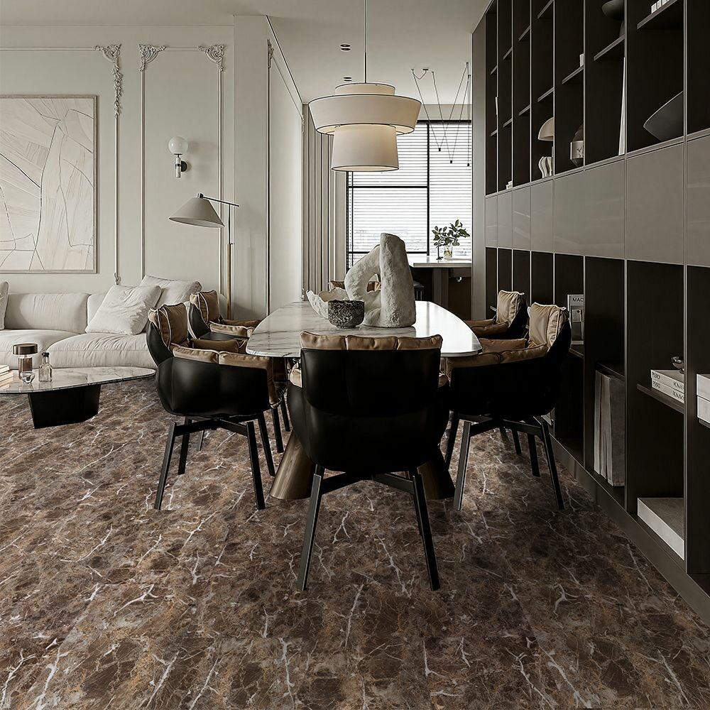 Виниловая плитка SPC Royal Home Фьюжен Блэк RF1119  в уп  10 шт  1 8 м2 