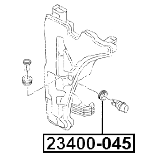 FEBEST 23400-045 кольцо уплотнительное датчика уровня