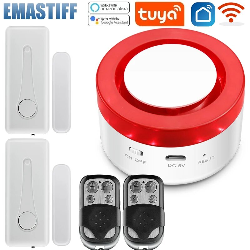 Беспроводная охранная сигнализация eMastiff WiFi Tuya 120 дБ H1-4