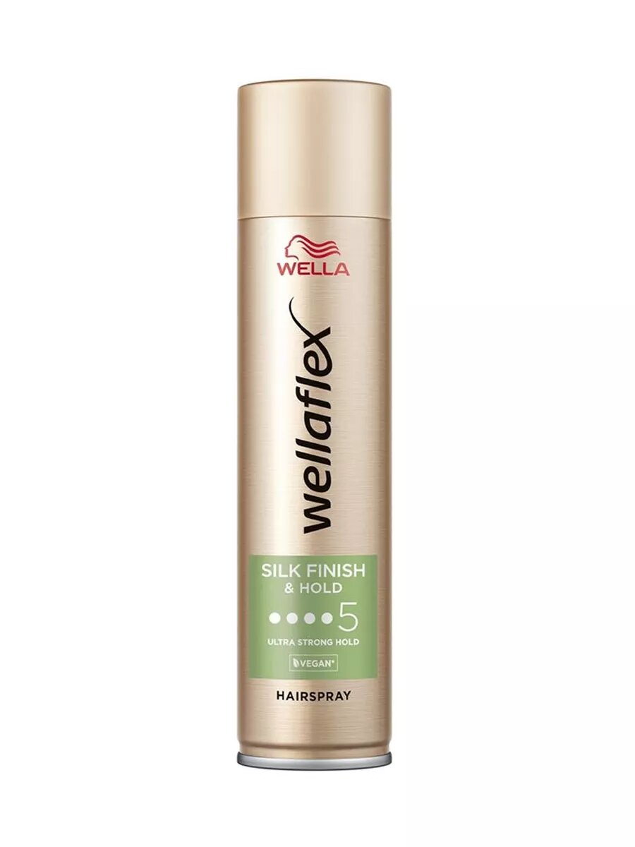 Лак для волос Wellaflex Silk Finish & Hold, сверхсильная фиксация, 5/5, 250 мл