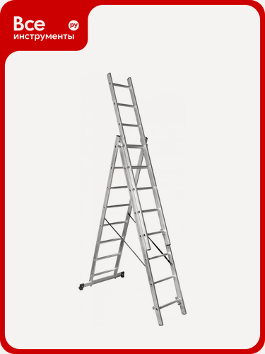 Изображение товара Трехсекционная лестница 8 ступеней Gigant L-03 3х8
