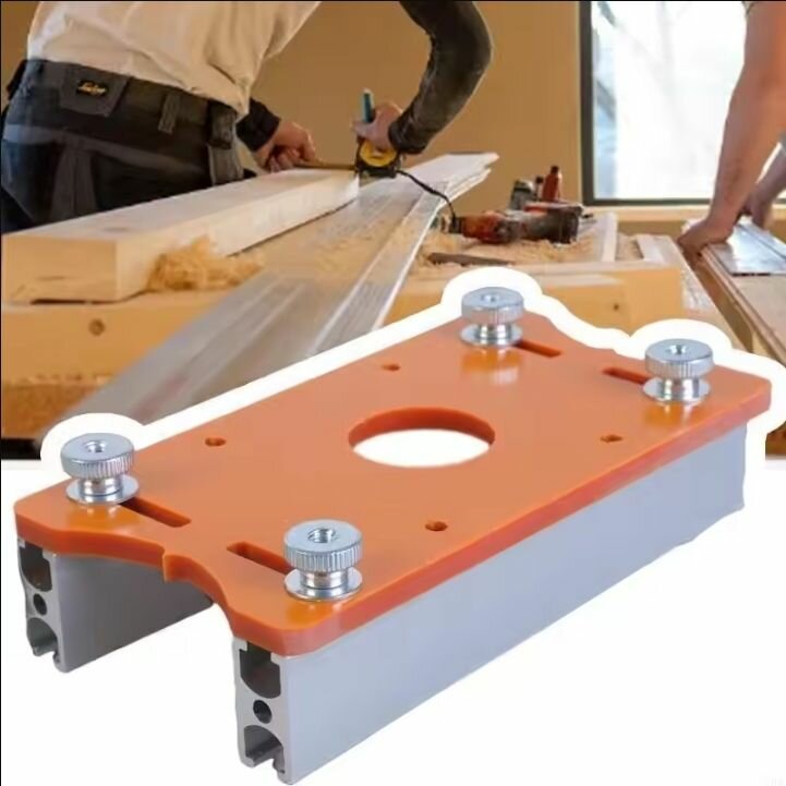 Насадка на фрезер для пазов ручной кронштейн регулируемый металлический сплав
