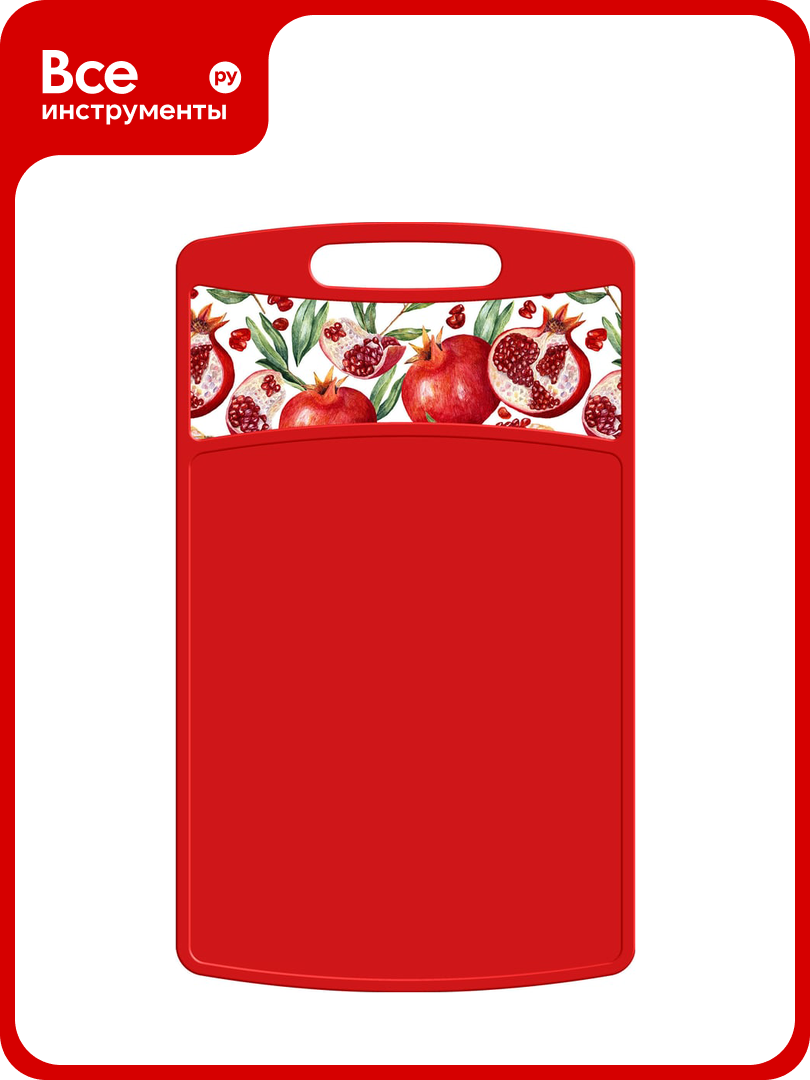 Разделочная доска Idiland Bergamo прямоугольная 335x220x4 мм красный 221148106/03