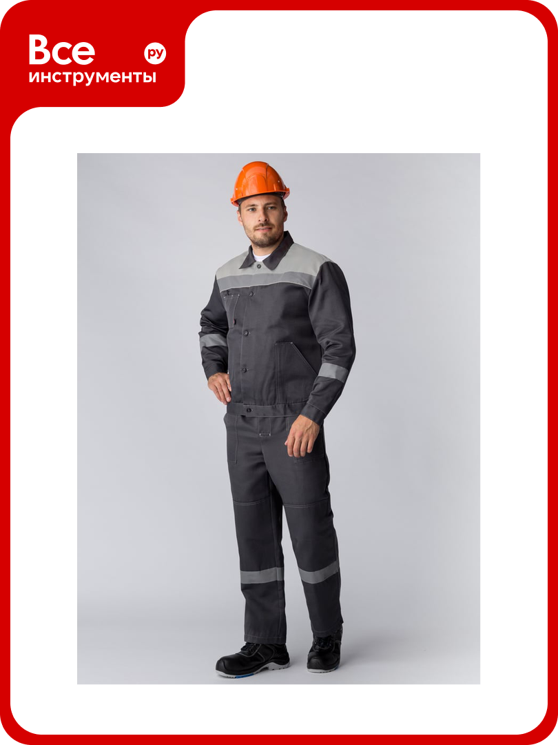 Костюм Факел Легион-2 СОП темно-серый/светло-серый р.56-58 рост 182-188 87474539.008