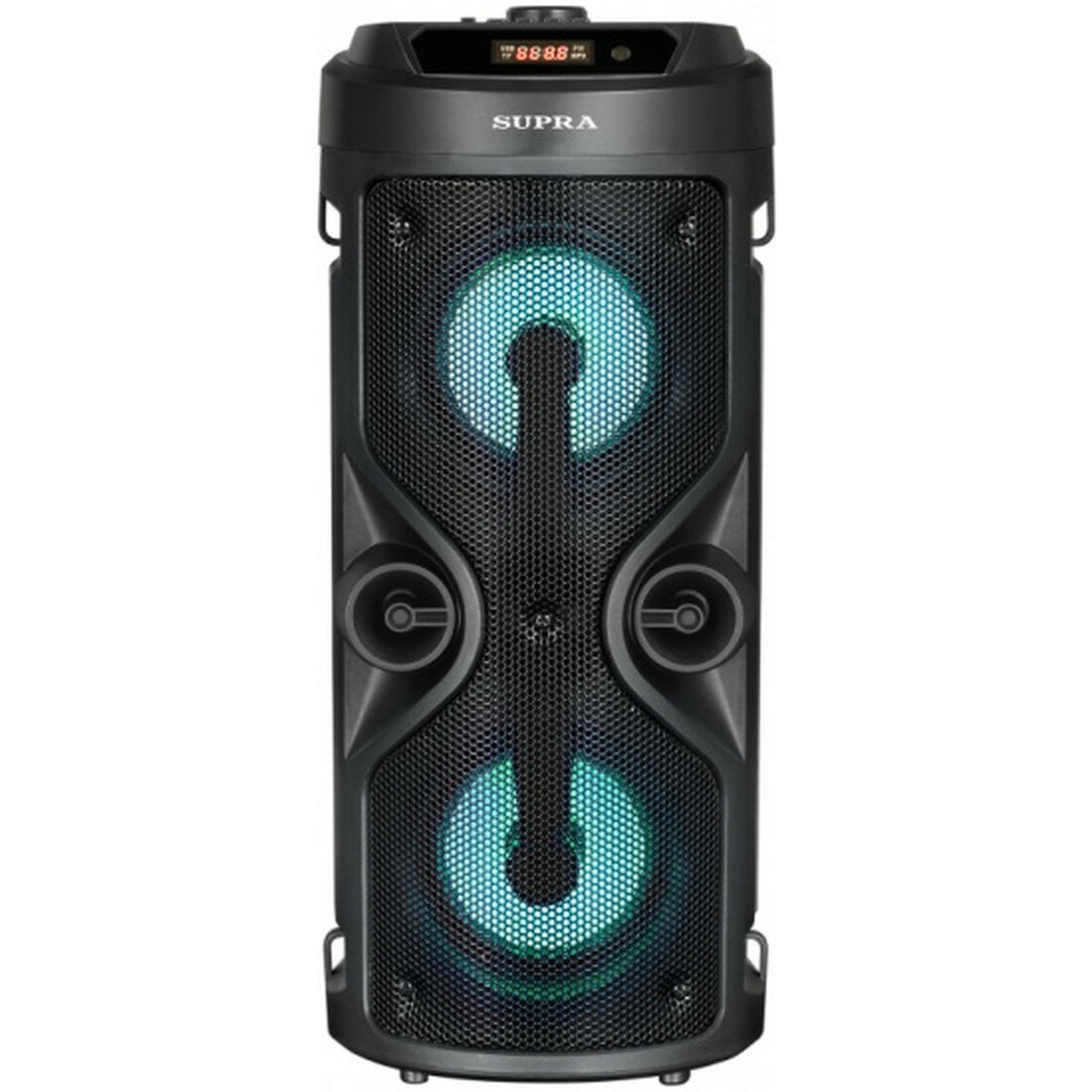 Минисистема Supra SMB-350, караоке, 20Вт, USB Type A, Bluetooth, черная