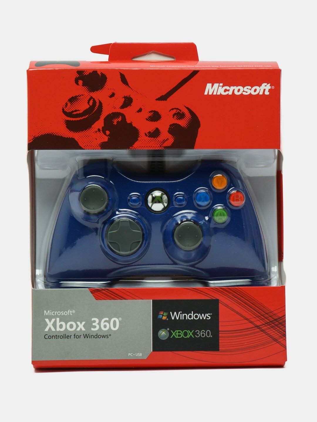 Джойстик-геймпад, проводной, совместим с Xbox 360 и компьютером