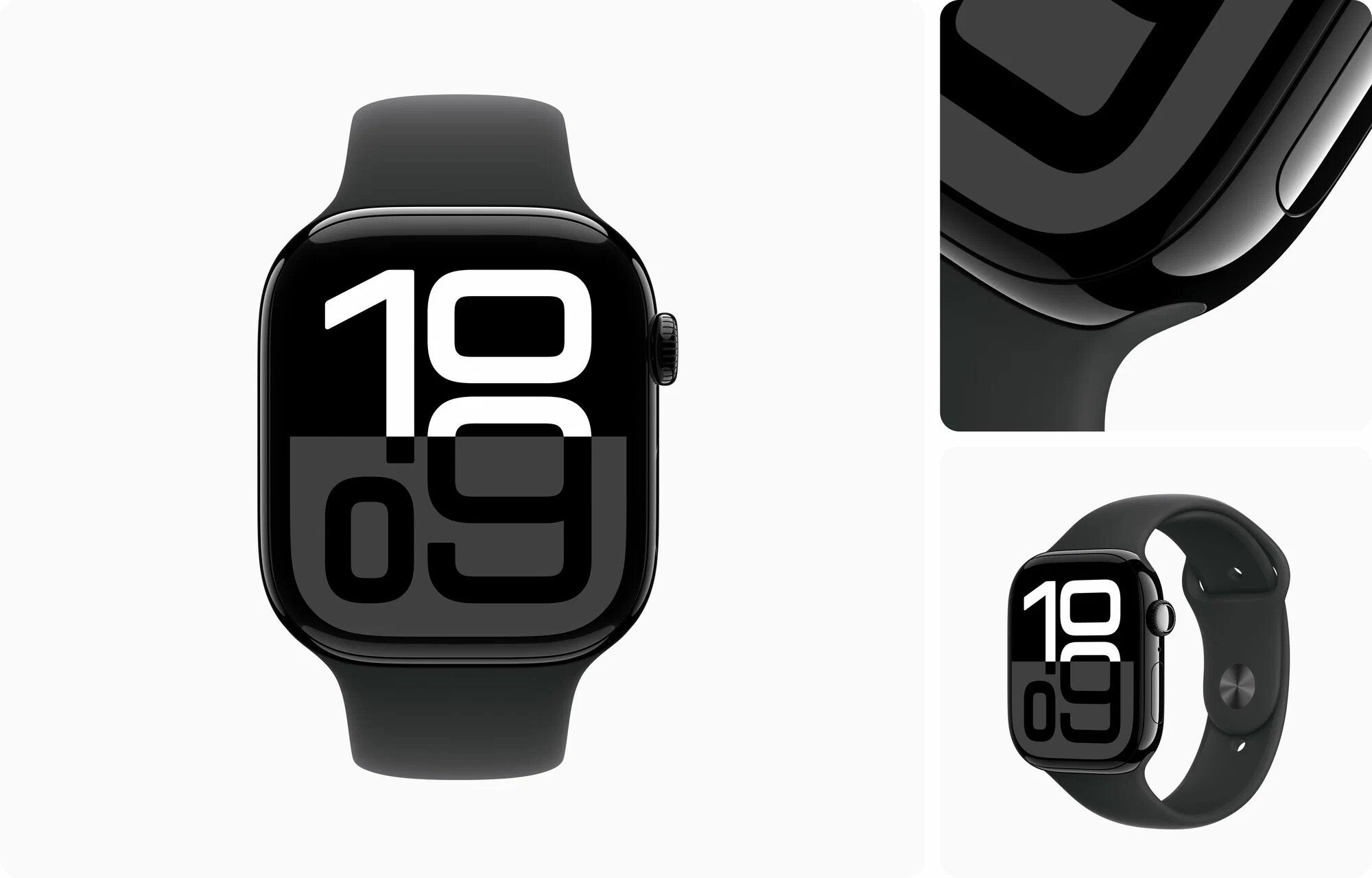 Обзор: Смарт-часы Apple Watch Series 10 46mm GPS Aluminum Case SB M/L, Jet Black MWWQ3