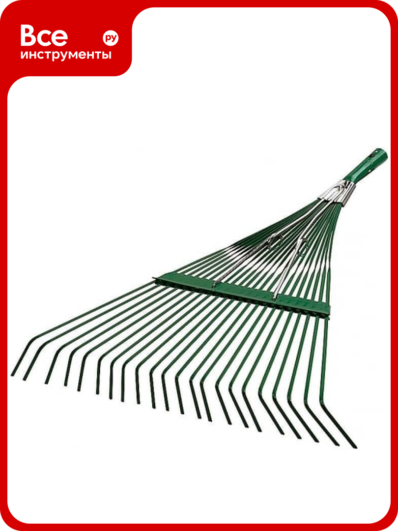 Веерные грабли RACO с эпоксидным покрытием 4231-53/740