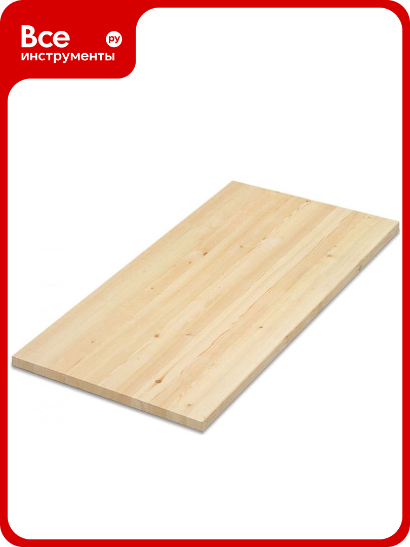 Мебельный щит ООО Сибирский лес АВ 300x1200x18 мм 4656760330060