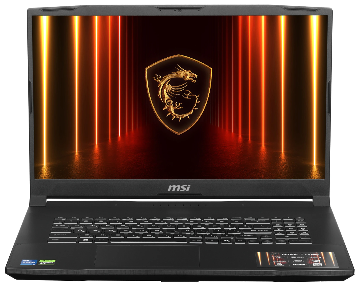 17.3" Ноутбук MSI Katana 17 HX B14WGK (2560x1440, Intel Core i9-14900HX, RAM 16ГБ, SSD 1ТБ, NVIDIA GeForce RTX 5070, Win 11 Pro)
