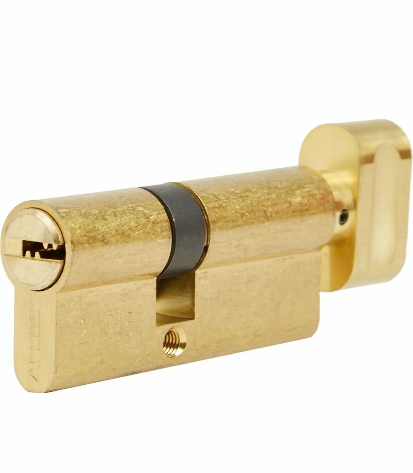Цилиндровые механизмы Apecs Pro 70(30/40C)-C-G 70мм ключ/вертушка золото