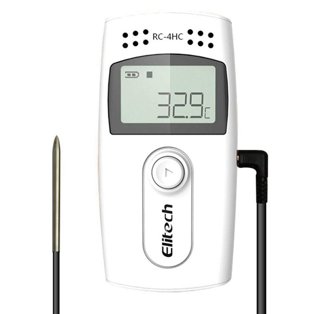 Регистратор данных температуры и влажности Elitech RC-4HC USB, емкость записи 16000 точек