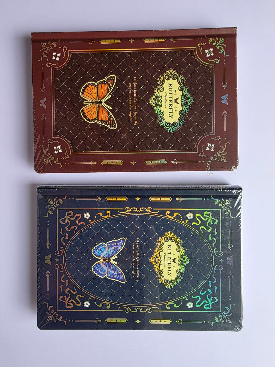 Блокнот с бабочками, вышитый и привлекательный. Незабываемый подарок для близких.