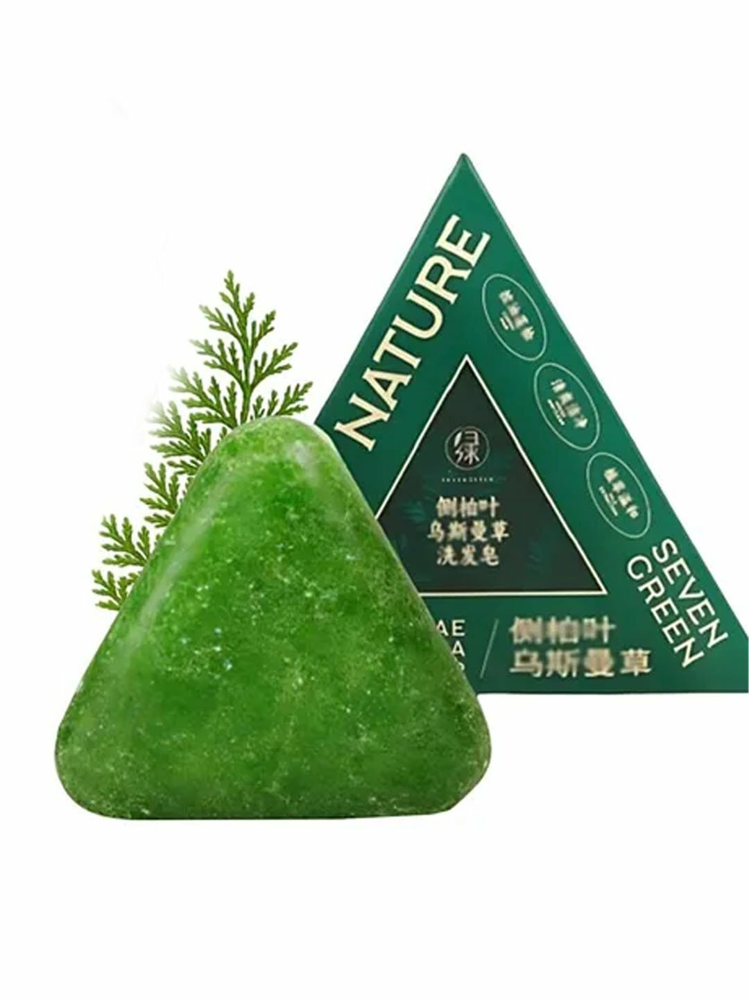 Зеленое мыло для роста волос — фото 1