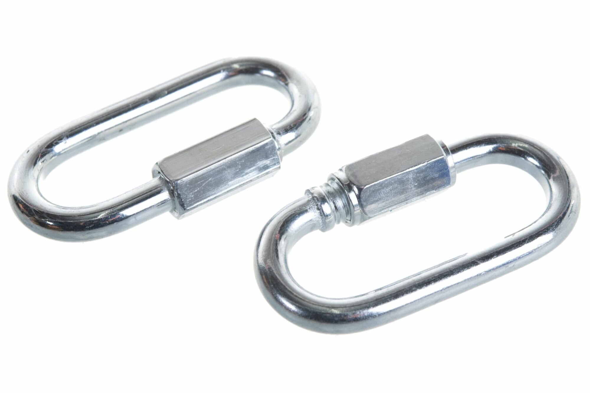 Карабин 10 мм винтовой сталь оцинкованная 