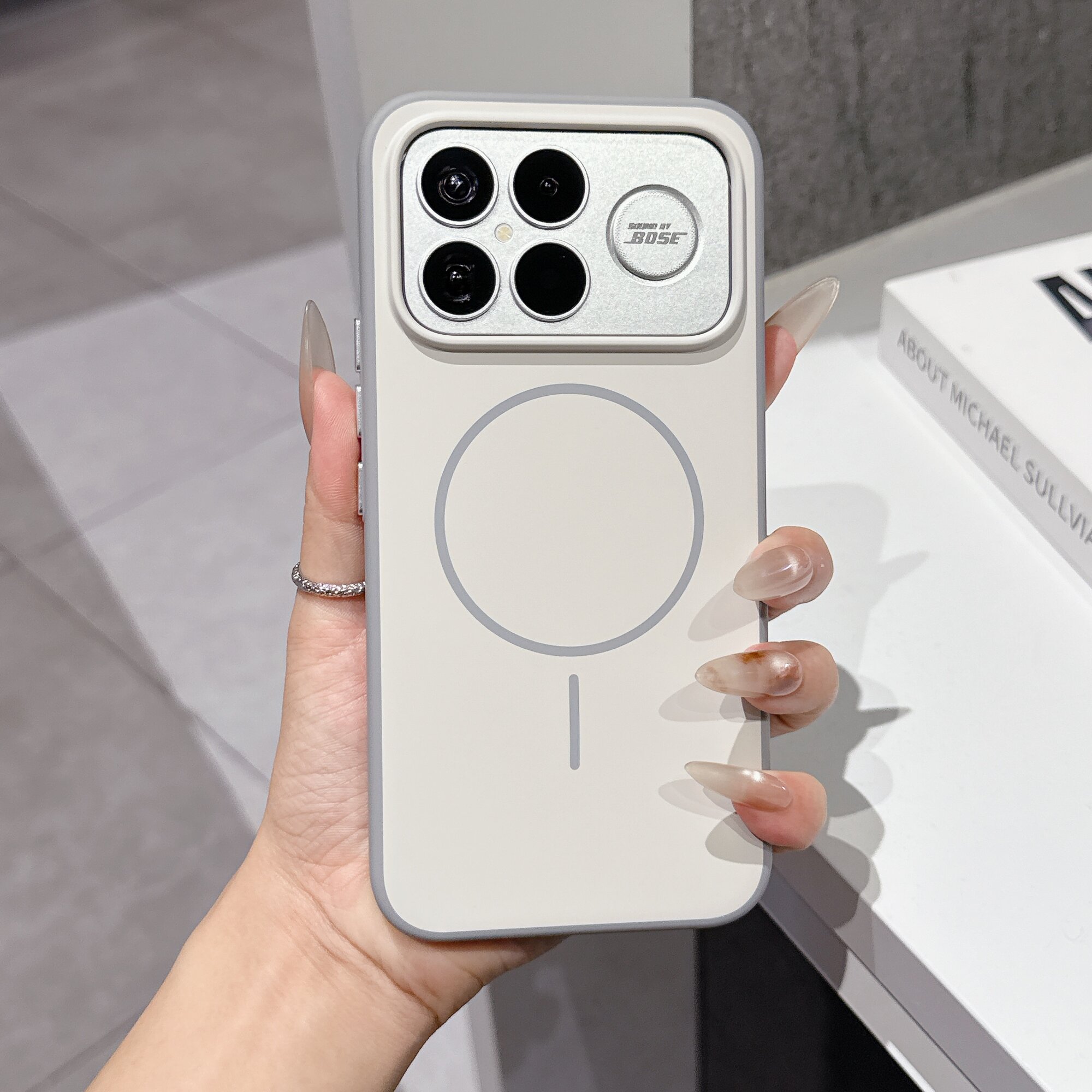 Чехол Для Poco F8 Ultra/Сяоми Поко F8 ультра, soft touch, чехол-кардиомонитор, поликарбонат (PC), защита камеры, ударопрочный, усиленные углы, Xiaomi, Poco F8 Ultra, gray,