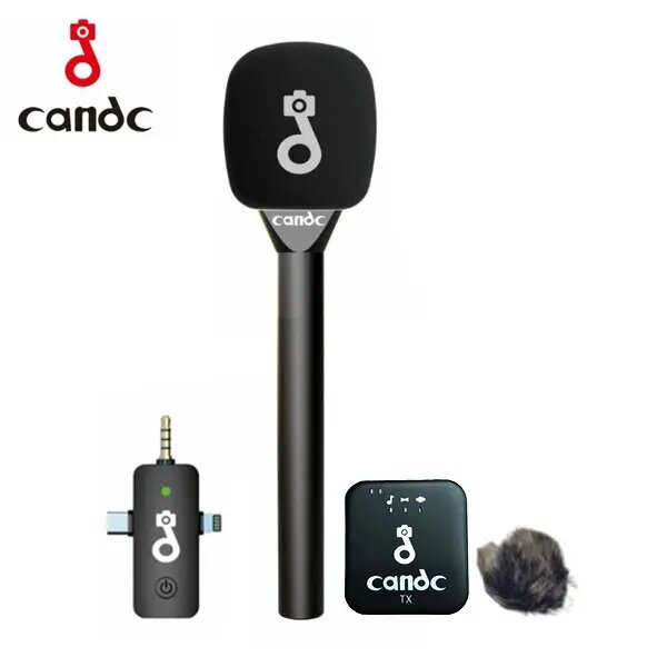 Микрофон Candc Interview Mic, для интервьюеров и создателей контента