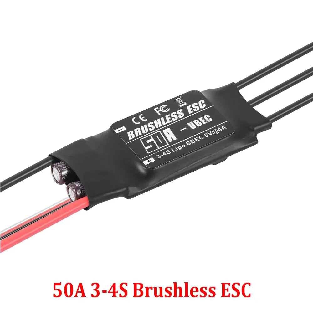 50A Бесщеточный ESC UBEC 3-4S Розовый