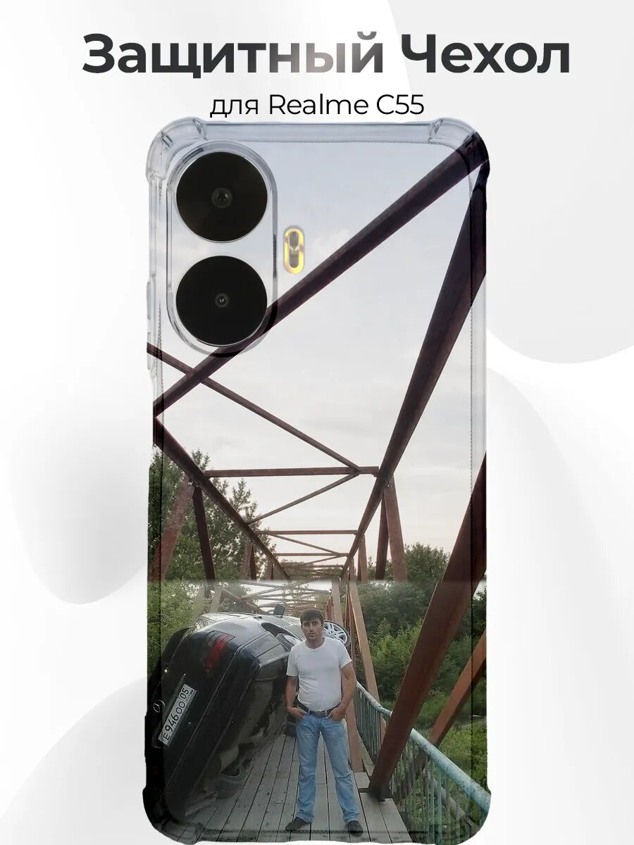 Чехол Realme C55 Mercedes ML W163 на боку