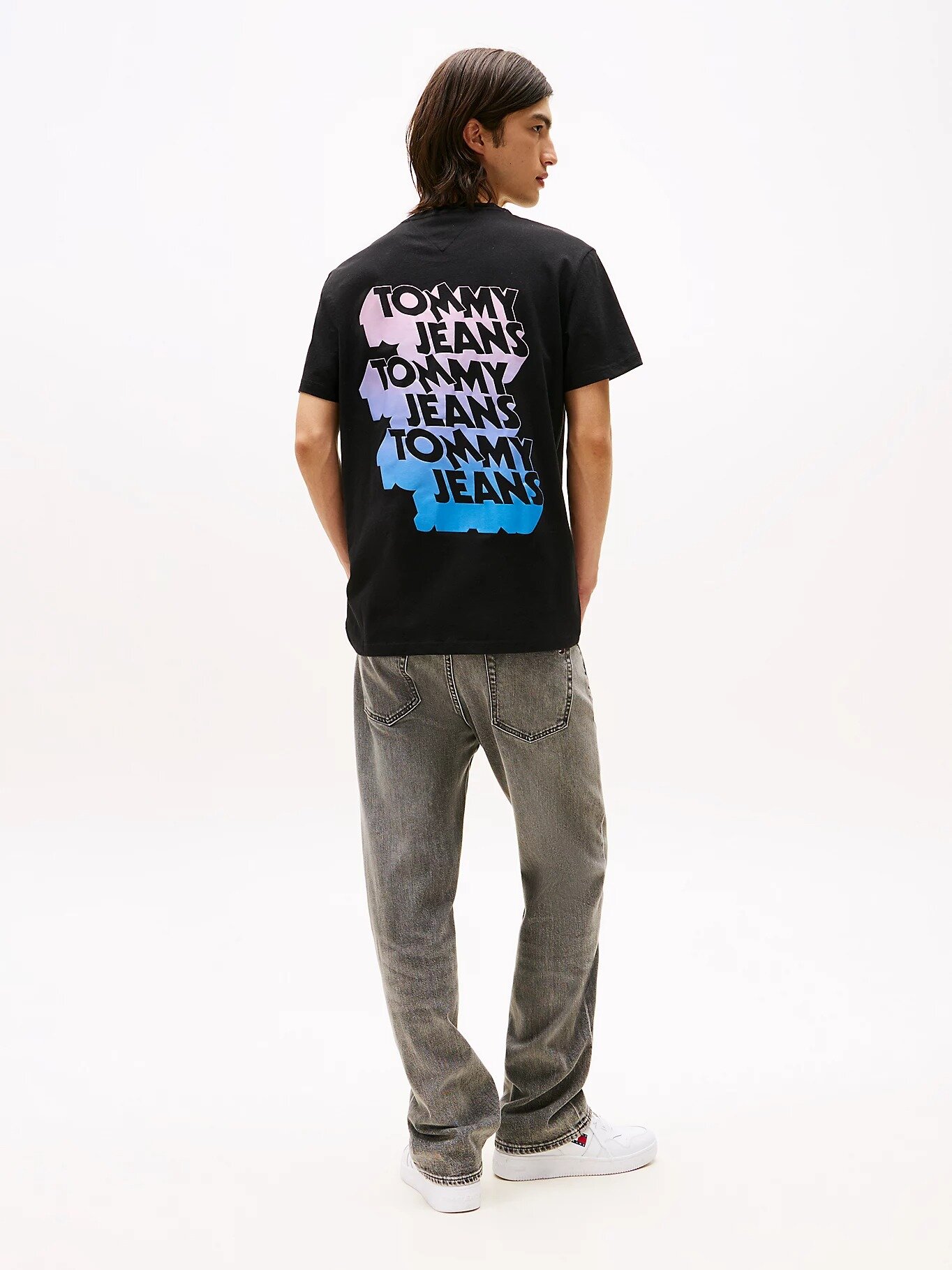 Футболка Tommy Jeans, размер 2XL, черный — фото 1