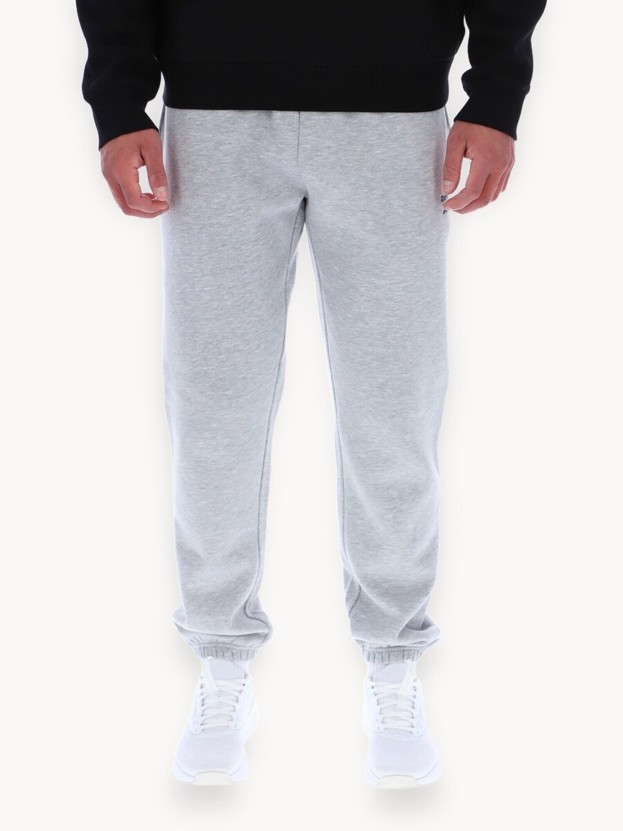 Брюки джоггеры Reebok Cole small logo elasticat, размер 2XL INT, серый