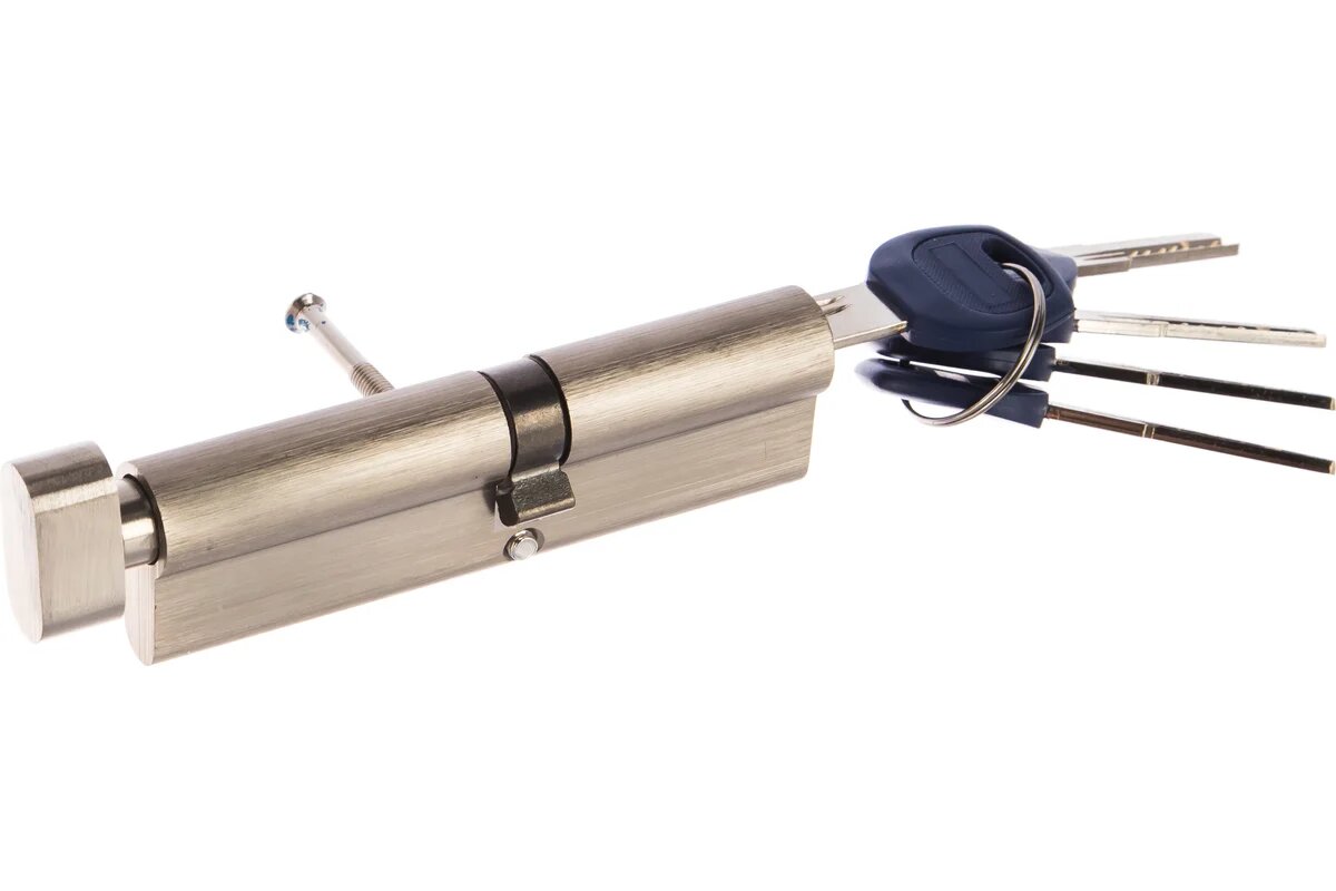 DOORLOCK Цилиндр V K2300AB N серия Variant никелированный 50xK60мм кл/пов. кнопка 5 перф. ключей 79098