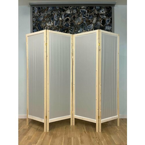 Трехстворчатая ширма 180х156 черная