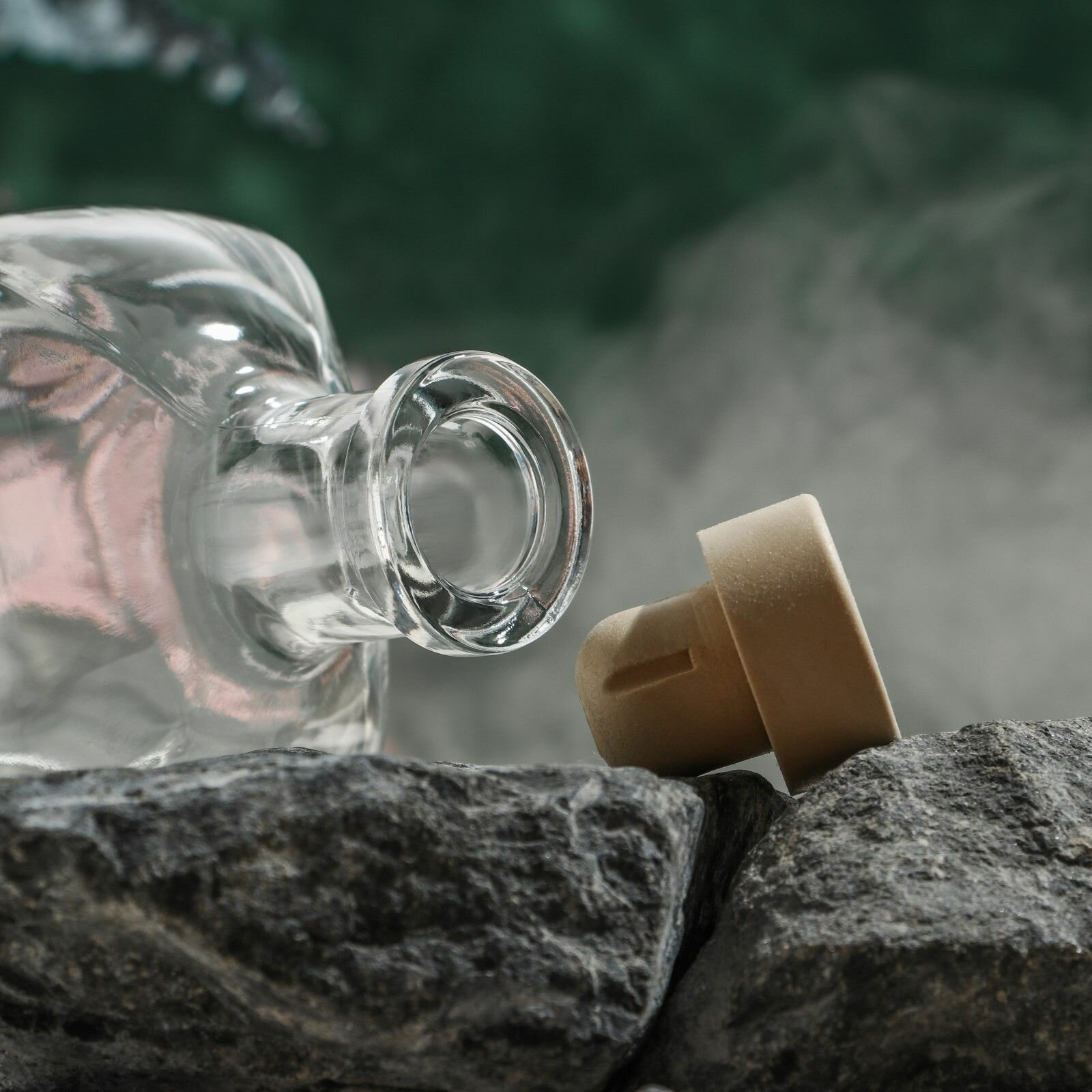 Штоф - графин "Богем", стек. с пробкой 500 мл. — фото 1