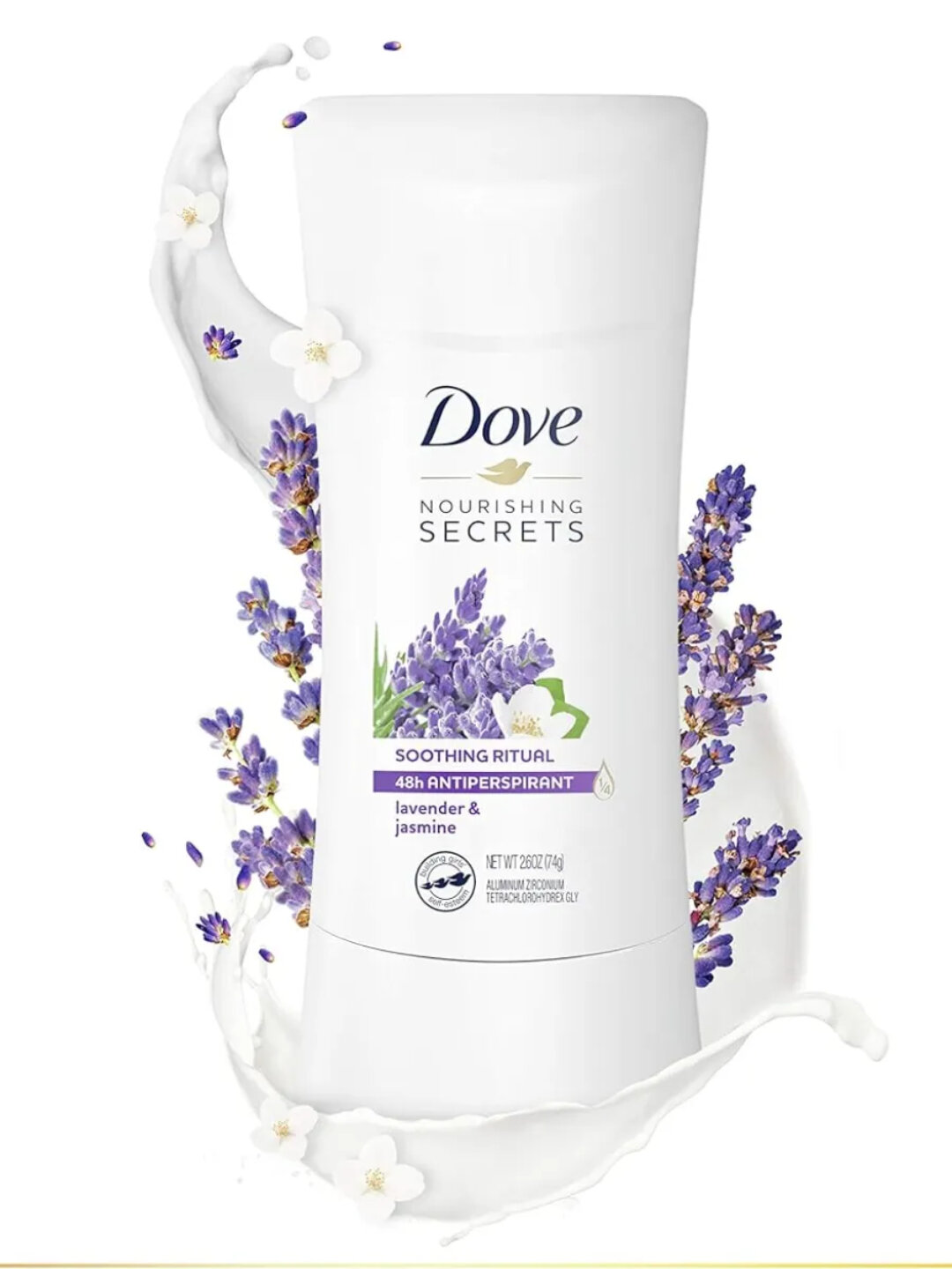 Дезодорант стик для женщин Dove 74 г Антиперспирант-карандаш Dove 72-часовая защита — фото 1