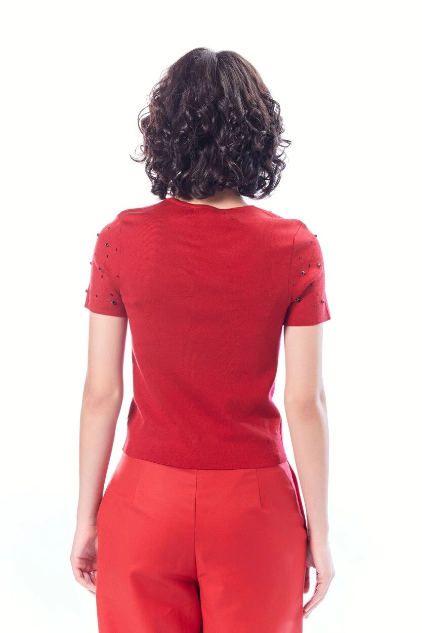 Джемпер Selfie, размер L, красный — фото 1