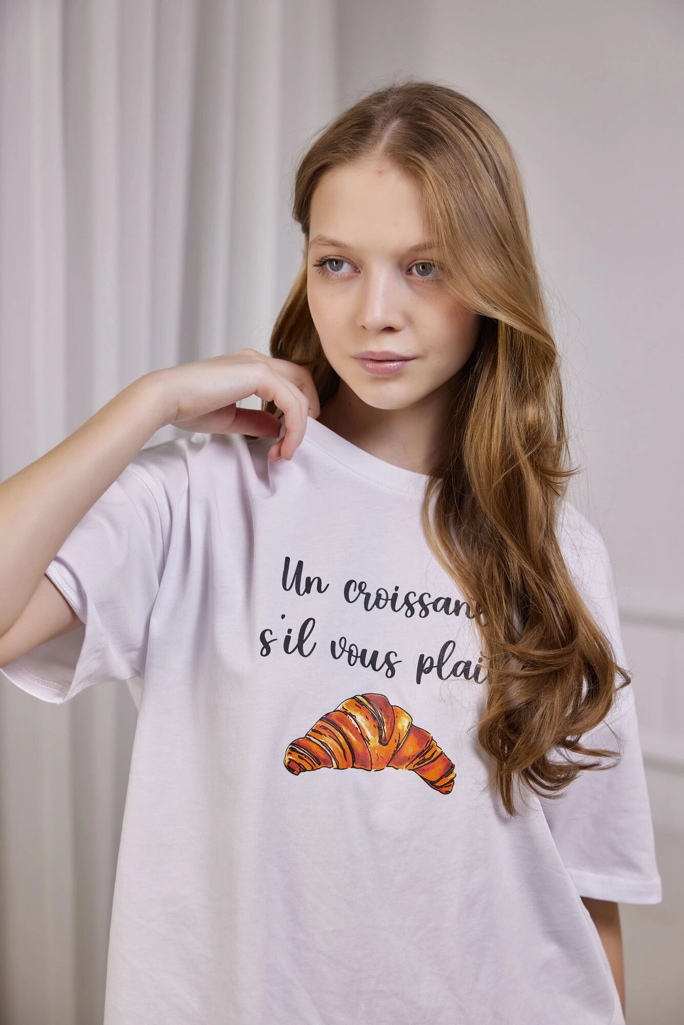 Футболка Selfie, размер S, белый — фото 1